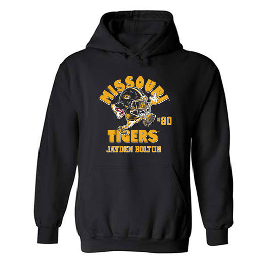 Missouri - NCAA Football : Jayden Bolton - Fashion Shersey Hooded Sweatshirt-0