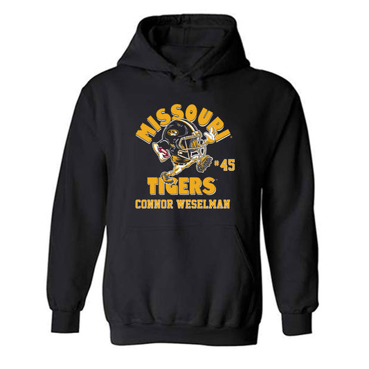Missouri - NCAA Football : Connor Weselman - Fashion Shersey Hooded Sweatshirt-0