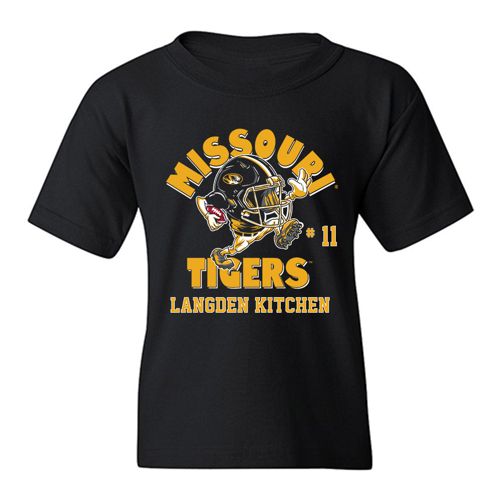 Missouri - NCAA Football : Langden Kitchen - Fashion Shersey Youth T-Shirt-0