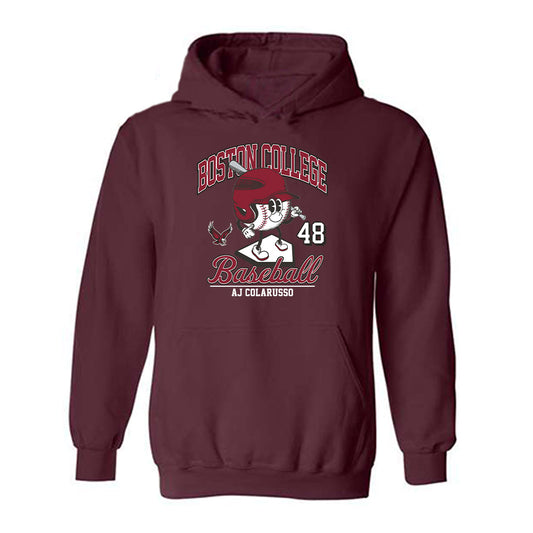 Boston College - NCAA Baseball : AJ Colarusso - Hooded Sweatshirt Fashion Shersey