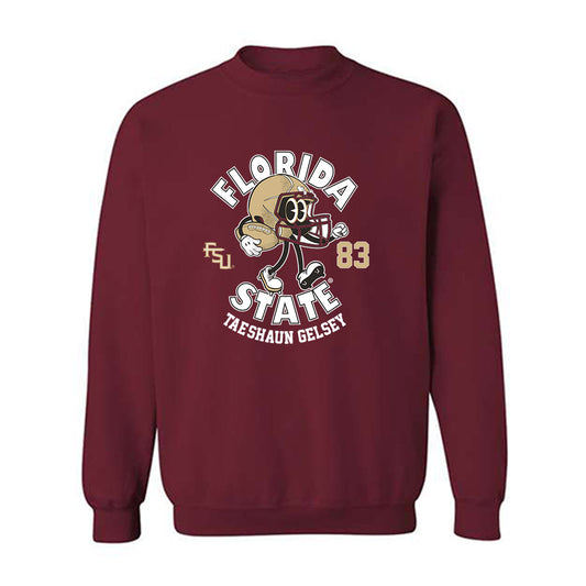 FSU - NCAA Football : Tae'Shaun Gelsey - Fashion Shersey Crewneck Sweatshirt-0