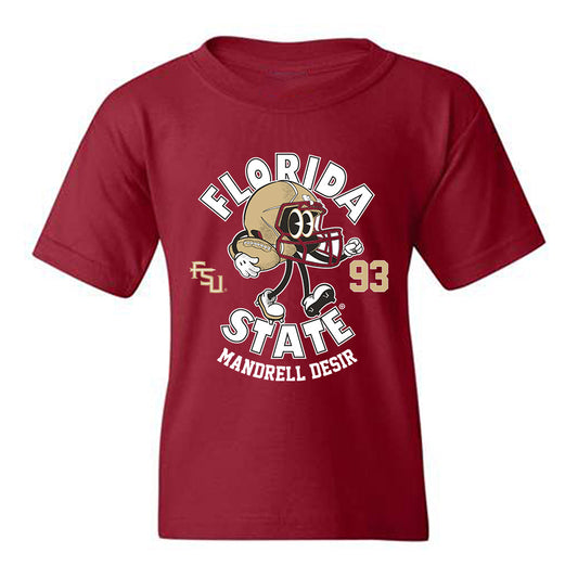 FSU - NCAA Football : Mandrell Desir - Fashion Shersey Youth T-Shirt-0