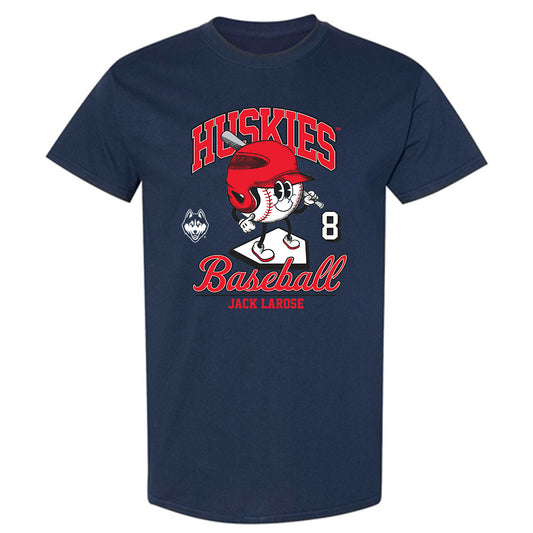 UConn - NCAA Baseball : Jack Larose - Fashion Shersey T-Shirt