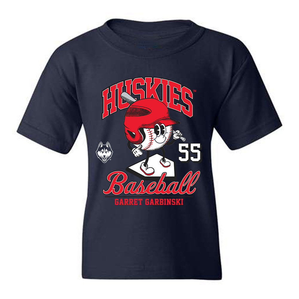 UConn - NCAA Baseball : Garret Garbinski - Fashion Shersey Youth T-Shirt