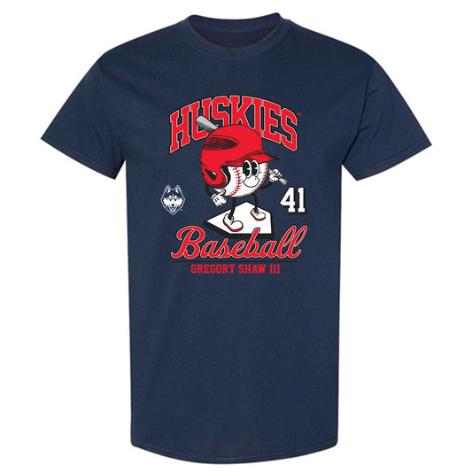 UConn - NCAA Baseball : Gregory Shaw III - Fashion Shersey T-Shirt