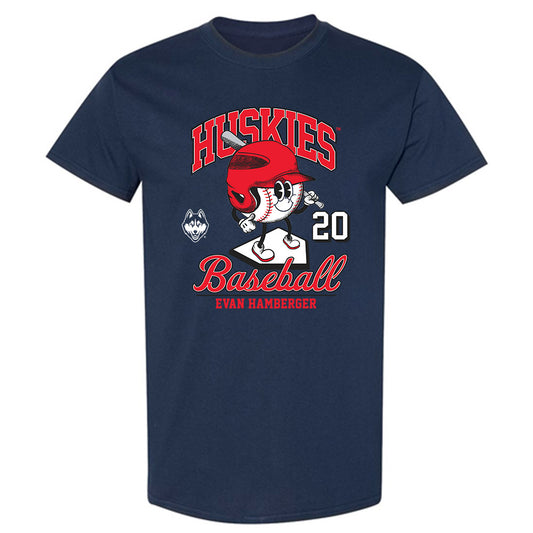 UConn - NCAA Baseball : Evan Hamberger - Fashion Shersey T-Shirt