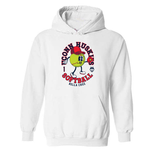 UConn - NCAA Softball : Bella Cruz - Fashion Shersey Hooded Sweatshirt