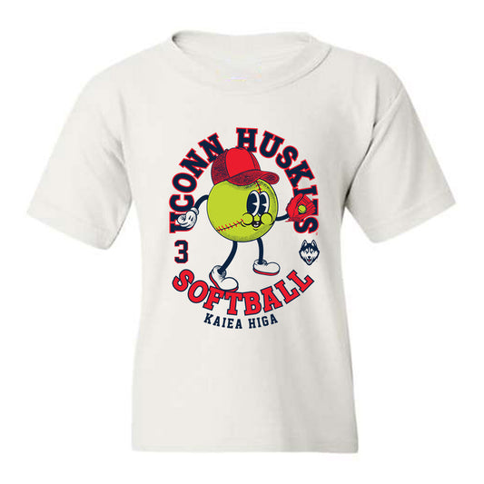 UConn - NCAA Softball : Kaiea Higa - Fashion Shersey Youth T-Shirt