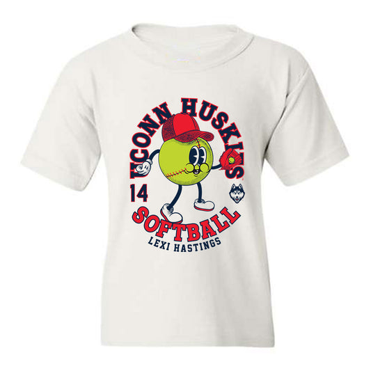UConn - NCAA Softball : Lexi Hastings - Fashion Shersey Youth T-Shirt