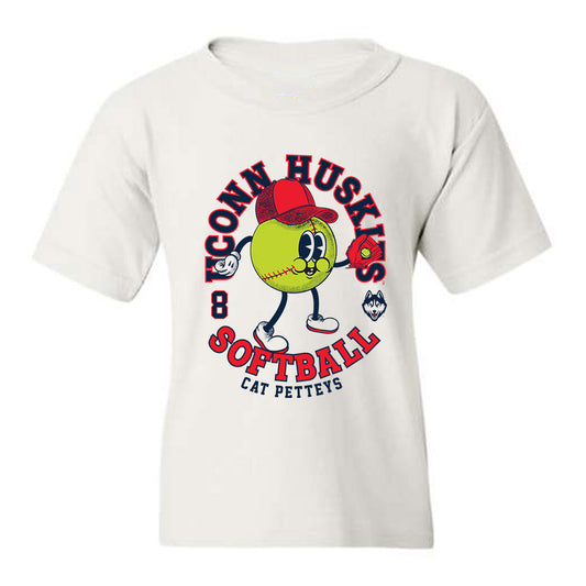 UConn - NCAA Softball : Cat Petteys - Fashion Shersey Youth T-Shirt