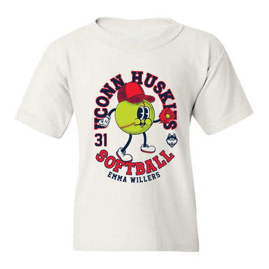 UConn - NCAA Softball : Emma Willers - Fashion Shersey Youth T-Shirt-0