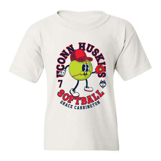 UConn - NCAA Softball : Grace Carrington - Fashion Shersey Youth T-Shirt-0