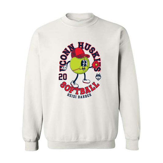 UConn - NCAA Softball : Heidi Barber - Fashion Shersey Crewneck Sweatshirt