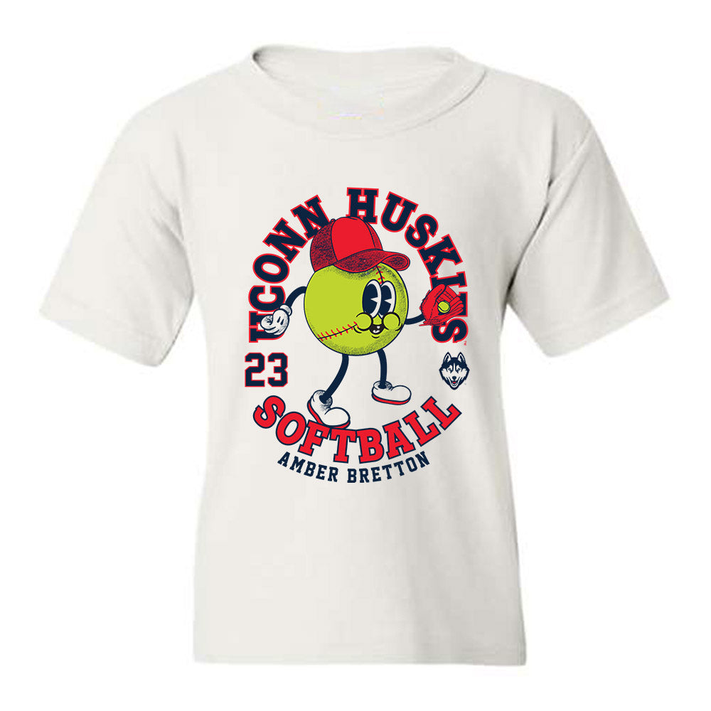 UConn - NCAA Softball : Amber Bretton - Fashion Shersey Youth T-Shirt