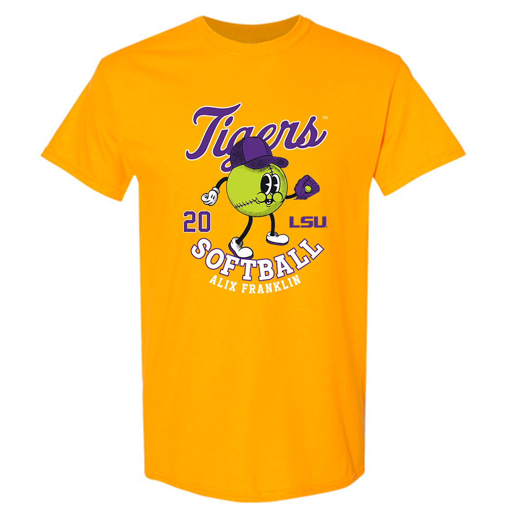 LSU - NCAA Softball : alix franklin - Fashion Shersey T-Shirt-0
