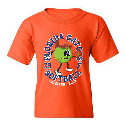 Florida - NCAA Softball : Katelynn Oxley - Fashion Shersey Youth T-Shirt