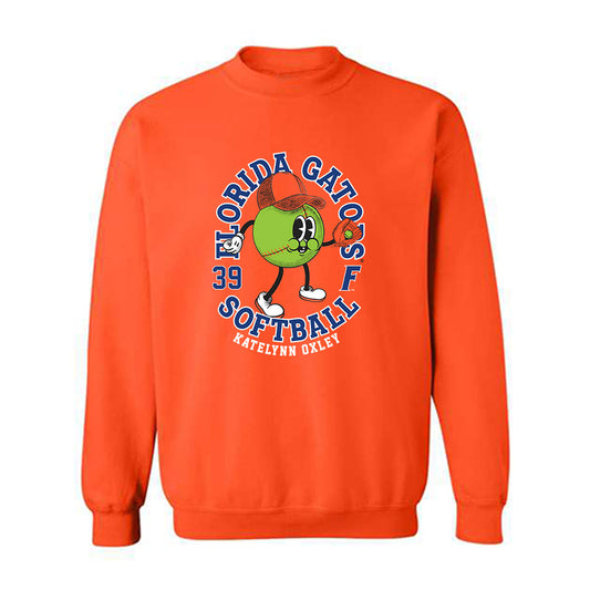 Florida - NCAA Softball : Katelynn Oxley - Fashion Shersey Crewneck Sweatshirt