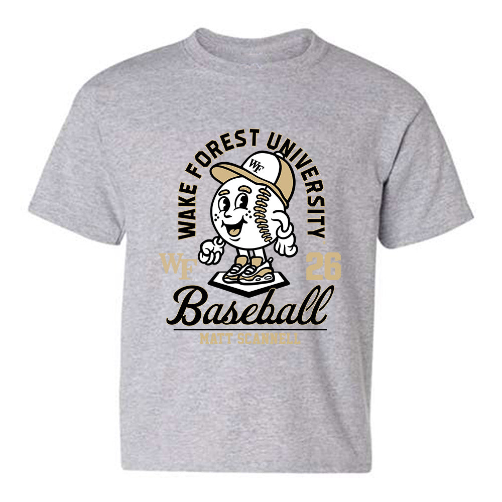 Wake Forest - NCAA Baseball : Matt Scannell - Fashion Shersey Youth T-Shirt-0