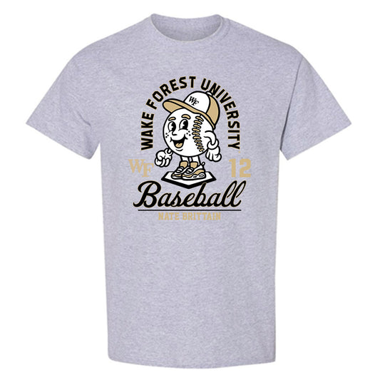 Wake Forest - NCAA Baseball : Nate Brittain - Fashion Shersey T-Shirt-0