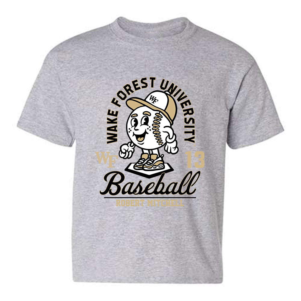 Wake Forest - NCAA Baseball : Robert Mitchell - Fashion Shersey Youth T-Shirt-0