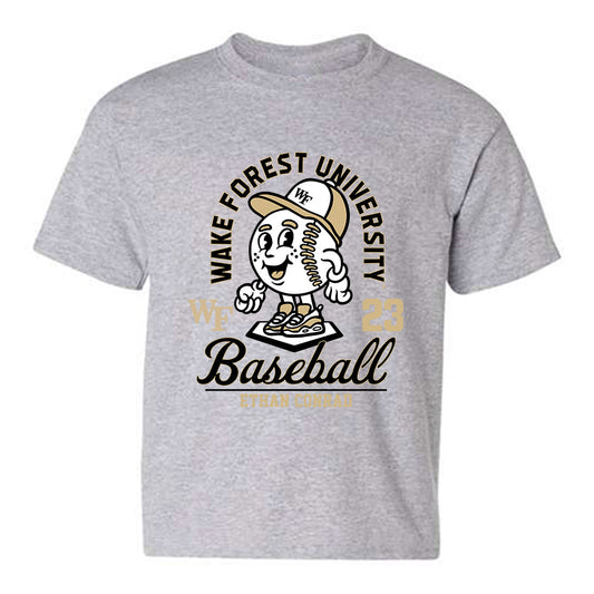 Wake Forest - NCAA Baseball : Ethan Conrad - Fashion Shersey Youth T-Shirt-0