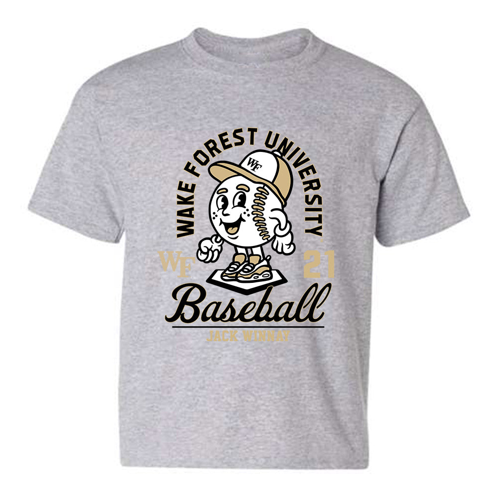 Wake Forest - NCAA Baseball : Jack Winnay - Fashion Shersey Youth T-Shirt