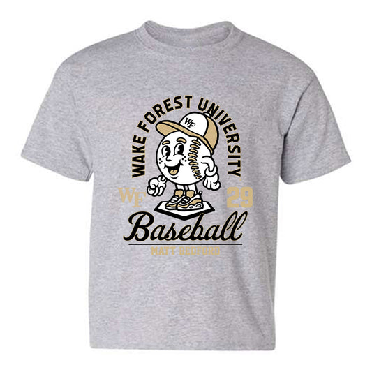 Wake Forest - NCAA Baseball : Matt Bedford - Fashion Shersey Youth T-Shirt-0