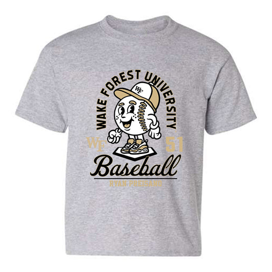 Wake Forest - NCAA Baseball : Ryan Preisano - Fashion Shersey Youth T-Shirt