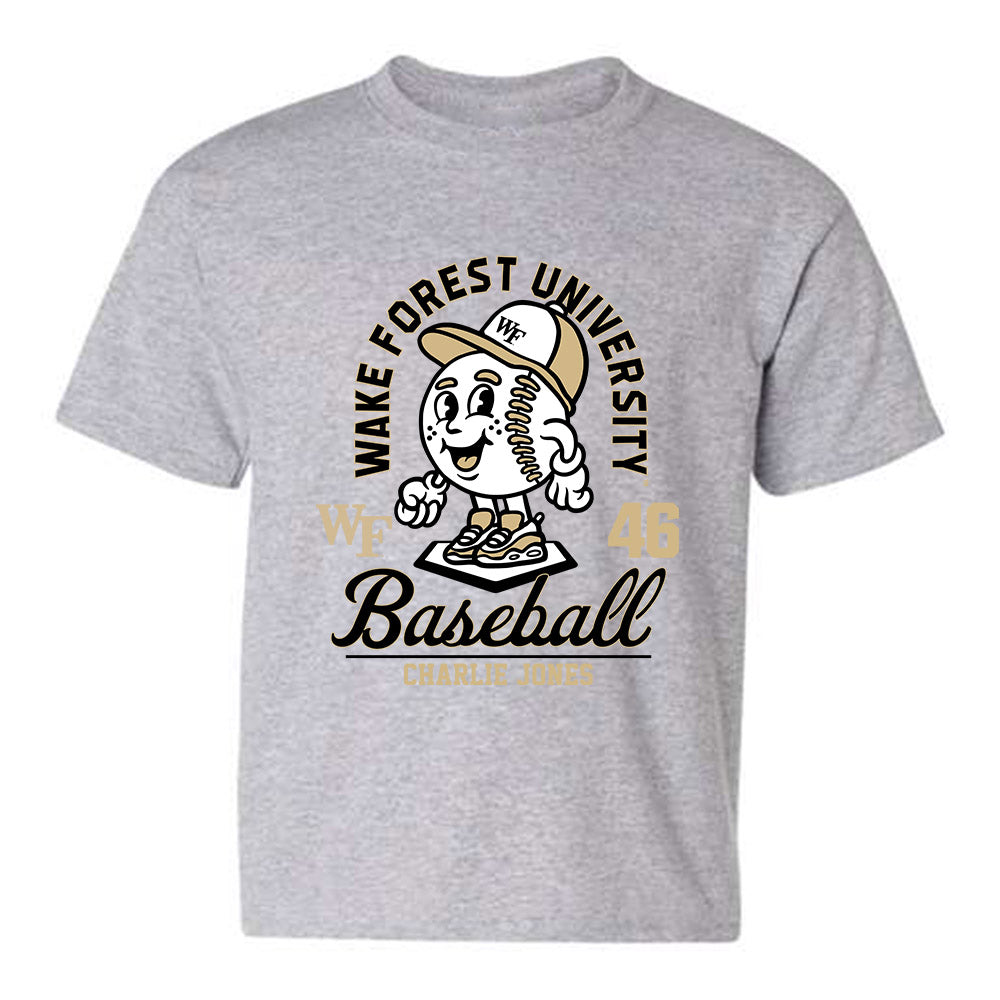 Wake Forest - NCAA Baseball : Charlie Jones - Fashion Shersey Youth T-Shirt