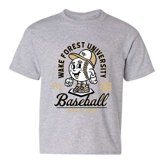 Wake Forest - NCAA Baseball : Charlie Jones - Fashion Shersey Youth T-Shirt