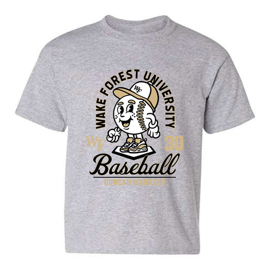 Wake Forest - NCAA Baseball : Duncan Marsten - Fashion Shersey Youth T-Shirt-0