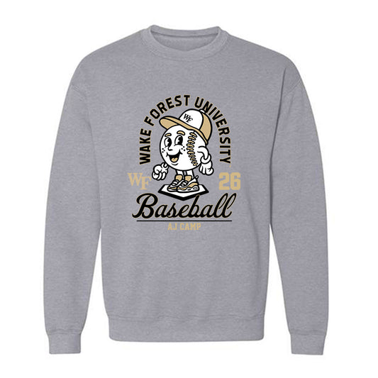 Wake Forest - NCAA Baseball : AJ Camp - Fashion Shersey Crewneck Sweatshirt