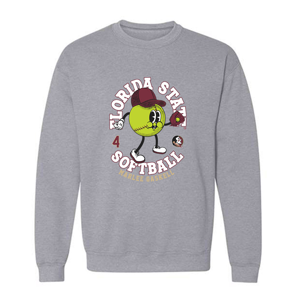 FSU - NCAA Softball : Marlee Gaskell - Fashion Shersey Crewneck Sweatshirt-0