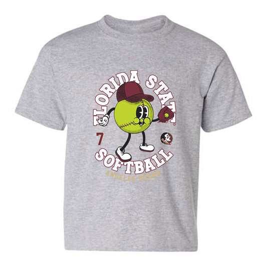 FSU - NCAA Softball : Angelee Bueno - Fashion Shersey Youth T-Shirt