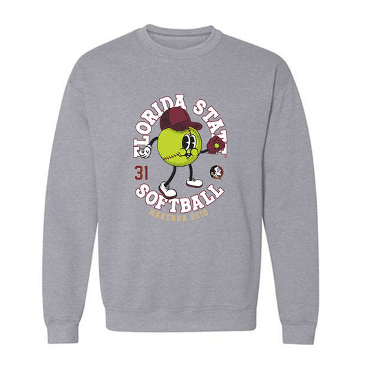 FSU - NCAA Softball : Makenna Reid - Fashion Shersey Crewneck Sweatshirt