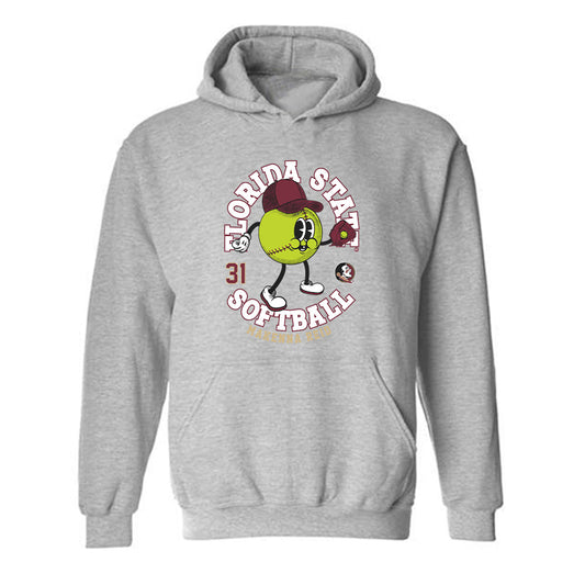 FSU - NCAA Softball : Makenna Reid - Fashion Shersey Hooded Sweatshirt