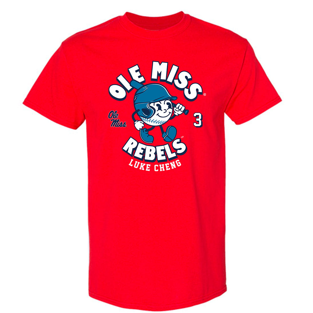 Ole Miss - NCAA Baseball : Luke Cheng - Fashion Shersey T-Shirt-0