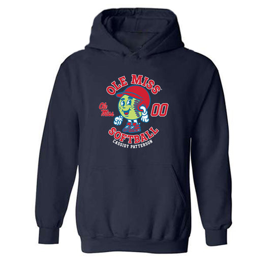 Ole Miss - NCAA Softball : Cassidy Patterson - Fashion Shersey Hooded Sweatshirt-0