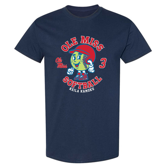 Ole Miss - NCAA Softball : Keila Kamoku - Fashion Shersey T-Shirt-0