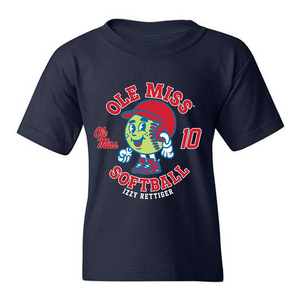 Ole Miss - NCAA Softball : Izzy Rettiger - Fashion Shersey Youth T-Shirt-0