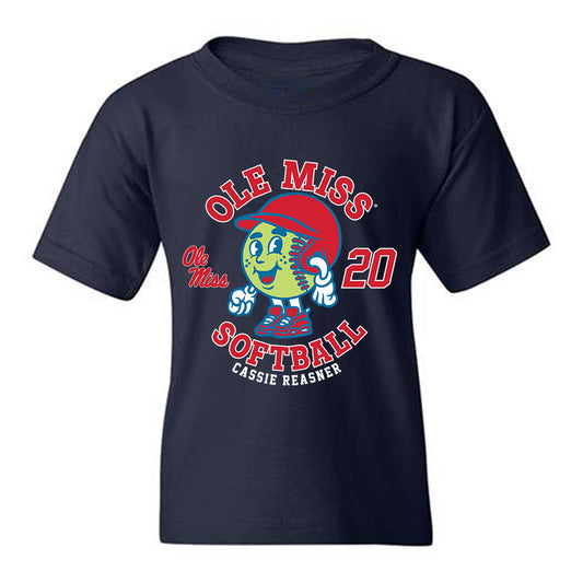 Ole Miss - NCAA Softball : Cassie Reasner - Fashion Shersey Youth T-Shirt-0