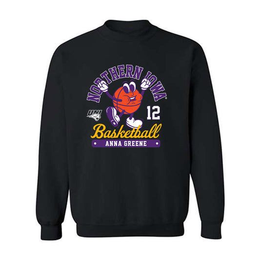 Northern Iowa - NCAA Women's Basketball : Anna Greene - Fashion Shersey Crewneck Sweatshirt-0