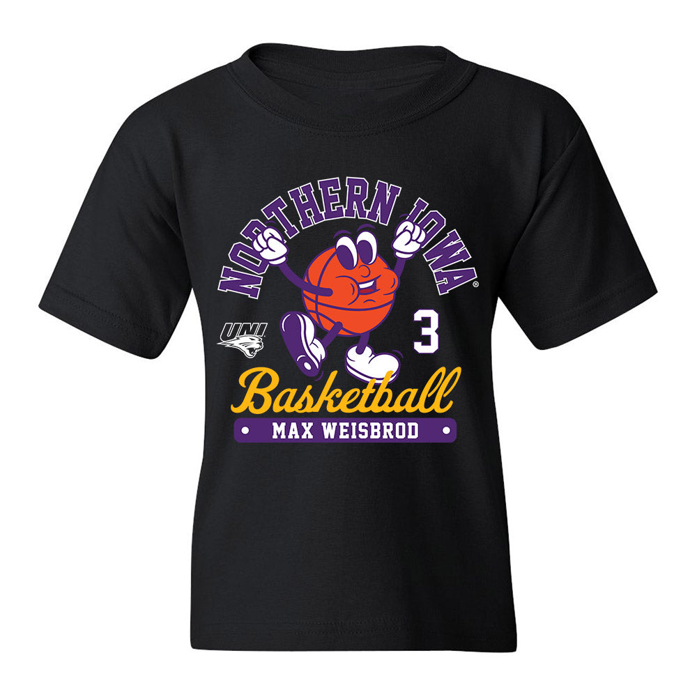 Northern Iowa - NCAA Men's Basketball : Max Weisbrod - Youth T-Shirt