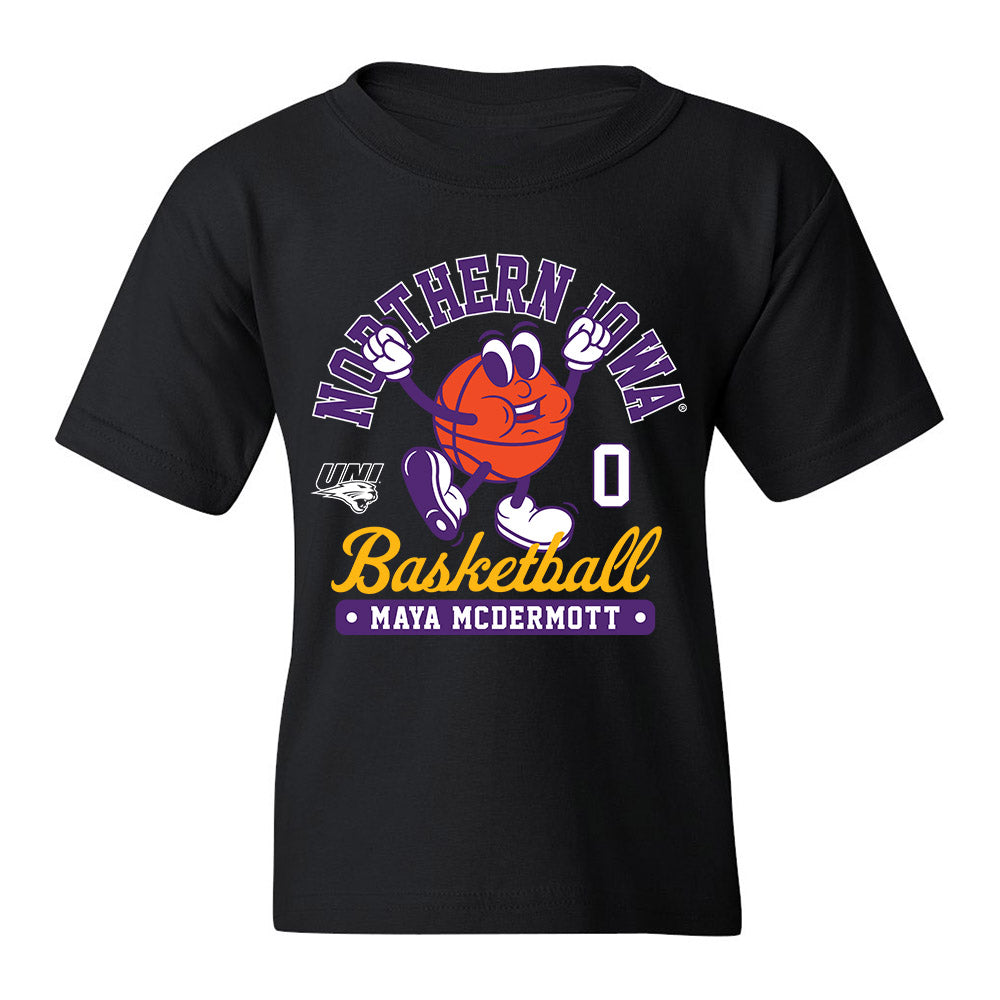 Northern Iowa - NCAA Women's Basketball : Maya McDermott - Youth T-Shirt