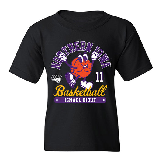 Northern Iowa - NCAA Men's Basketball : Ismael Diouf - Fashion Shersey Youth T-Shirt-0