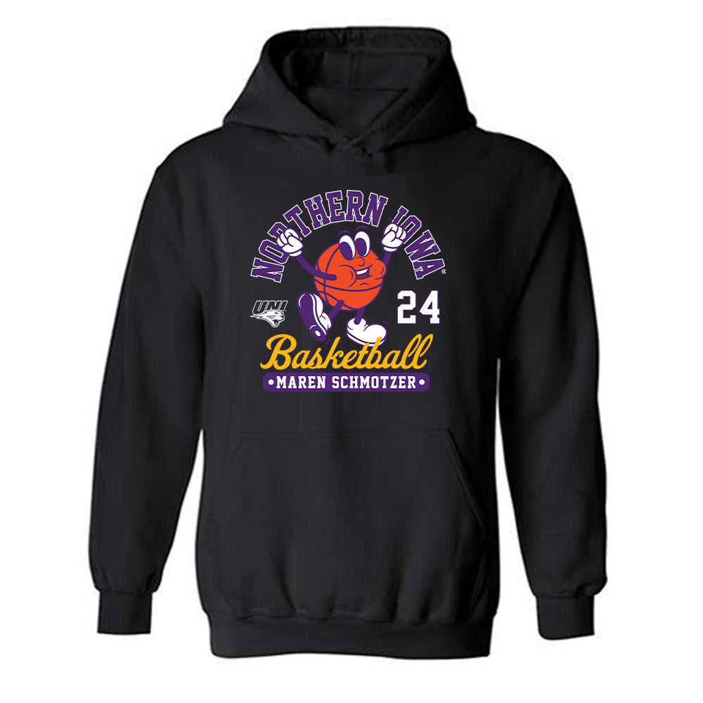 Northern Iowa - NCAA Women's Basketball : Maren Schmotzer - Fashion Shersey Hooded Sweatshirt-0