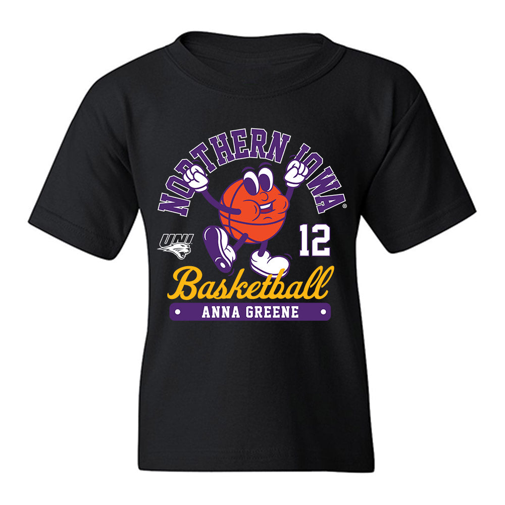 Northern Iowa - NCAA Women's Basketball : Anna Greene - Fashion Shersey Youth T-Shirt-0