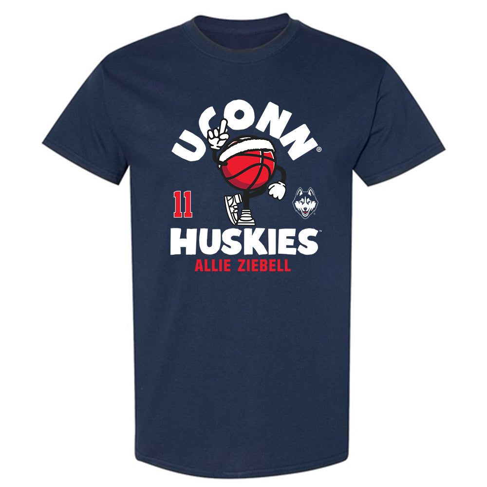 UConn - NCAA Women's Basketball : Allie Ziebell - T-Shirt