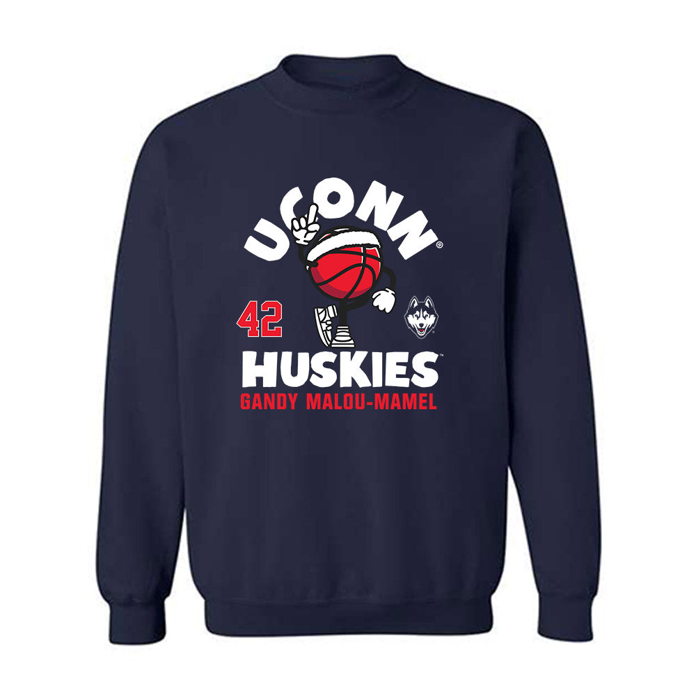 UConn - NCAA Women's Basketball : Gandy Malou-Mamel - Fashion Shersey Crewneck Sweatshirt-0
