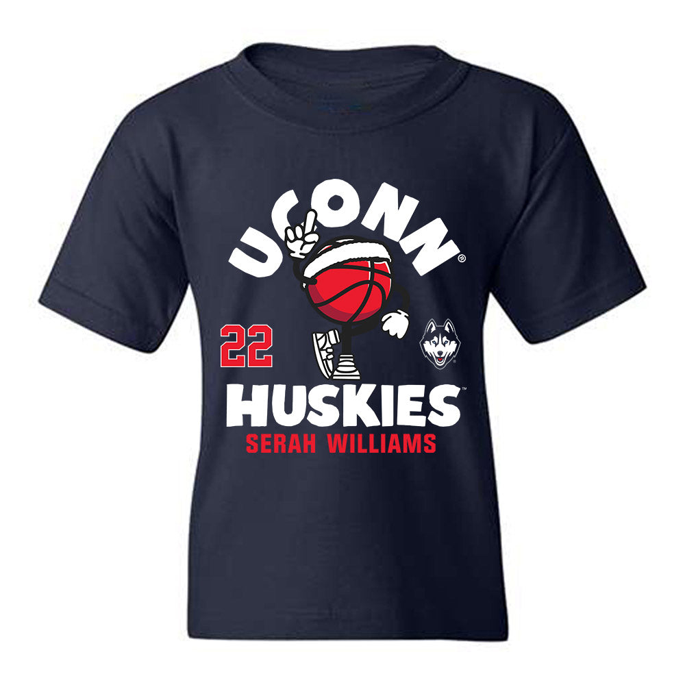 UConn - NCAA Women's Basketball : Serah Williams - Fashion Shersey Youth T-Shirt-0